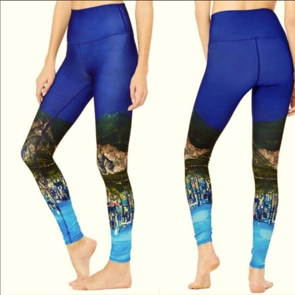ALO Yoga Dreamscape airbrushed hi-rise leggings